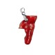 Pendentif Irrégulier en Bambou Corail ~40 x 25 mm