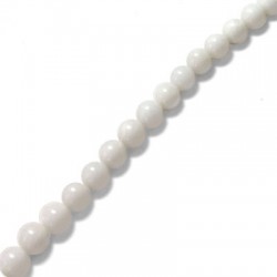 Κοράλι Μπαμπού Χάντρα Μπίλια 5mm (~80τμχ/κορδ.)
