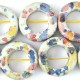 Ceramic Matte Ring 25mm with Vertical Hole (Ø 4mm)