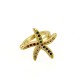 Brass Ear Cuff Starfish w/ Zircon 12mm/11mm