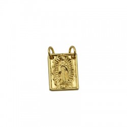 Brass Charm Religious 11x15mm