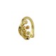 Manchette d'oreille en Métal/Laiton et Zircons 11x12mm/6mm