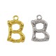 Brass Charm Letter "B" 10x13mm