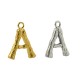 Brass Charm Letter "A" 10x13mm
