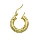 Orecchino in Metallo Ottone a Cerchio 21mm/5.3mm
