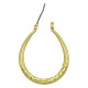 Pendiente de Metal Laton Ovalado 28x38mm