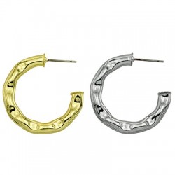 Brass Earring Hoop 30mm