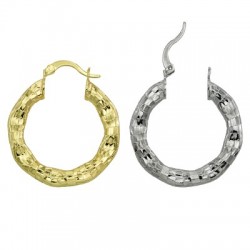 Brass Earring Hoop 30mm