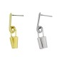 Pendiente de Metal Laton 10x33mm