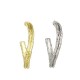 Boucle d'oreilles en Métal/Laiton 26x21mm