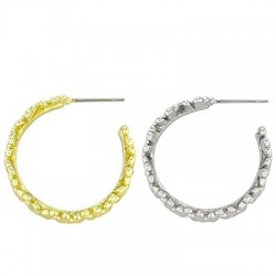 Boucle d'oreilles en Métal/Laiton 25mm