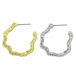 Boucle d'oreilles en Métal/Laiton 26mm