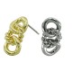 Orecchino in Metallo Ottone Catena 10x19mm