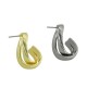 Boucle d'oreilles en Métal/Laiton 16x25mm