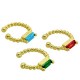 Orecchino in Ottone ´´Ear Cuff´´ con Zircone 15x16mm/3mm