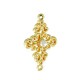 Connettore in Zama Croce con Perla ABS 12x16mm