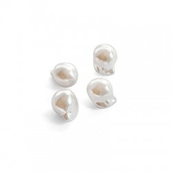 Pearl ABS Irregular 13x17mm