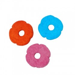 Ceramic Washer Flower Daisy 12mm/2.6mm (Ø3mm)