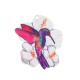Πλέξι Ακρυλικό Μοτίφ Λουλούδι Πουλί 42x50mm (2τμχ/Σετ)