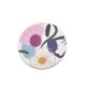 Plexi Acrylic Pendant Round w/ Flowers 50mm