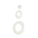 Plexi Acrylic Earring Set 79x32mm (3pcs)