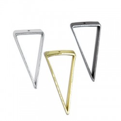 Pendentif Triangle en Laiton 19 x 44 mm