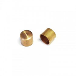 Brass End Cap 8x7mm (Ø7.2mm)