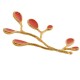 Brass Pendant Branch of Tree w/ Enamel 35x51mm