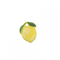Plexi Acrylic Charm Lemon 12x15mm