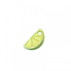 Plexi Acrylic Charm Lime 6x12mm