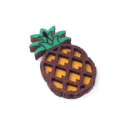 Wooden Pendant Pineapple 40x22mm