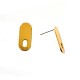 Boucle D'Oreille Ovale en Laiton 9 x 20 mm