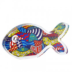 Plexi Acrylic Deco Fish 121x57mm