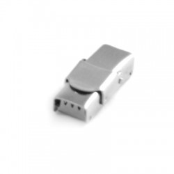 Fermoir avec clip (Ø 8x3mm) en Acier Inoxydable