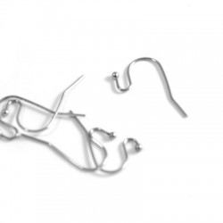 Crochets d'Oreilles 13x21mm en Acier Inoxydable