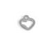 Stainless Steel 304 Charm Heart 9mm