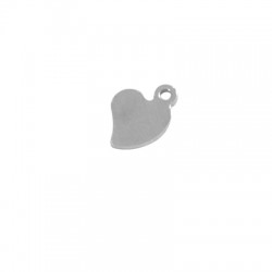 Stainless Steel 304 Charm Heart 8x10mm