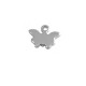 Charm in Acciaio Inossidabile Farfalla 8x9mm