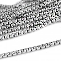 Chaîne maille 2,3mm en Acier Inoxydable 304