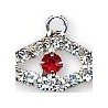 Silver/Crystal Transparent/Red
