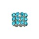 Tube with Strass 10x12mm