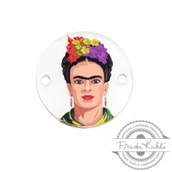 Plexi Acrylic Connector Frida Kahlo 20mm