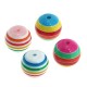 Resin Bead Round Ball w/ Stripes 20mm