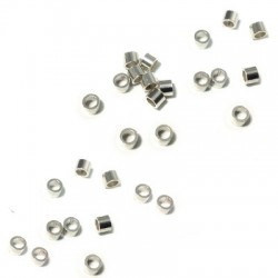 Tube à Sertir en Argent 925 2.8 x 2/2 mm