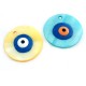 Shell Pendant Round with Enamel Eye