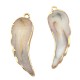 Agate Pendant Angel Wing 17x45mm