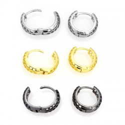 Boucle D'Oreille Ronde en Laiton 16 mm
