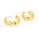 Brass Earring Round 16mm
