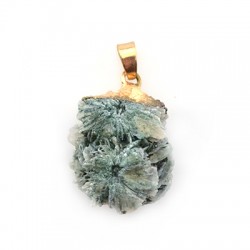 Coral Geodes Pendant ~30mm