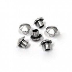 Terminale Capocorda in Metallo Ottone Tubetto 7.4x6.3mm (Ø3.2mm)